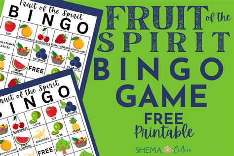 fruit of the spirit bingo|free printable bingo balls.
